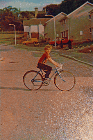 Boy on a bike