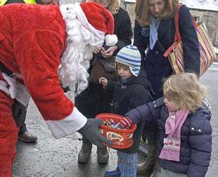 Santa at Farmers Market