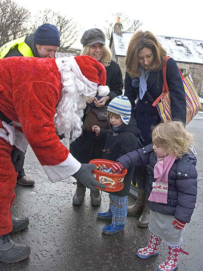 Santa at Farmers Market