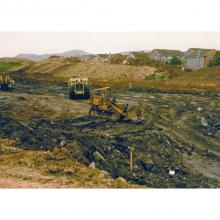 Diggers excavating the bypass