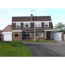 Three bed chalet type semi-detached house A semi detached 3 bed chalet type house on the Baberton Estate