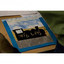 The train square  train has no wheels